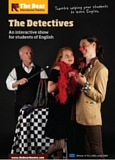 Affiche du spectacle en anglais joué au collège, The Detectives